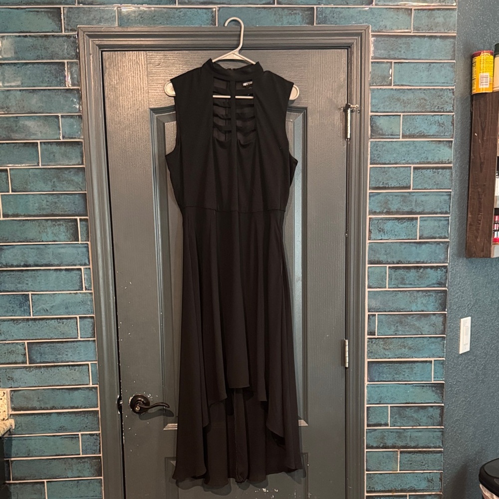 Hot Topic Black High Low Sleeveless Dress
